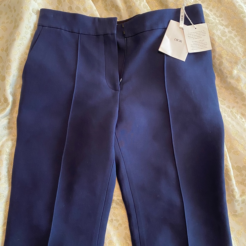 Christian Dior Tapered Trousers in Bleu